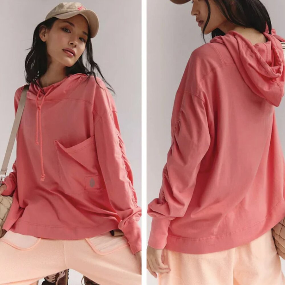 Free People Movement Hot Shot Hooded Layer Size Small NEW